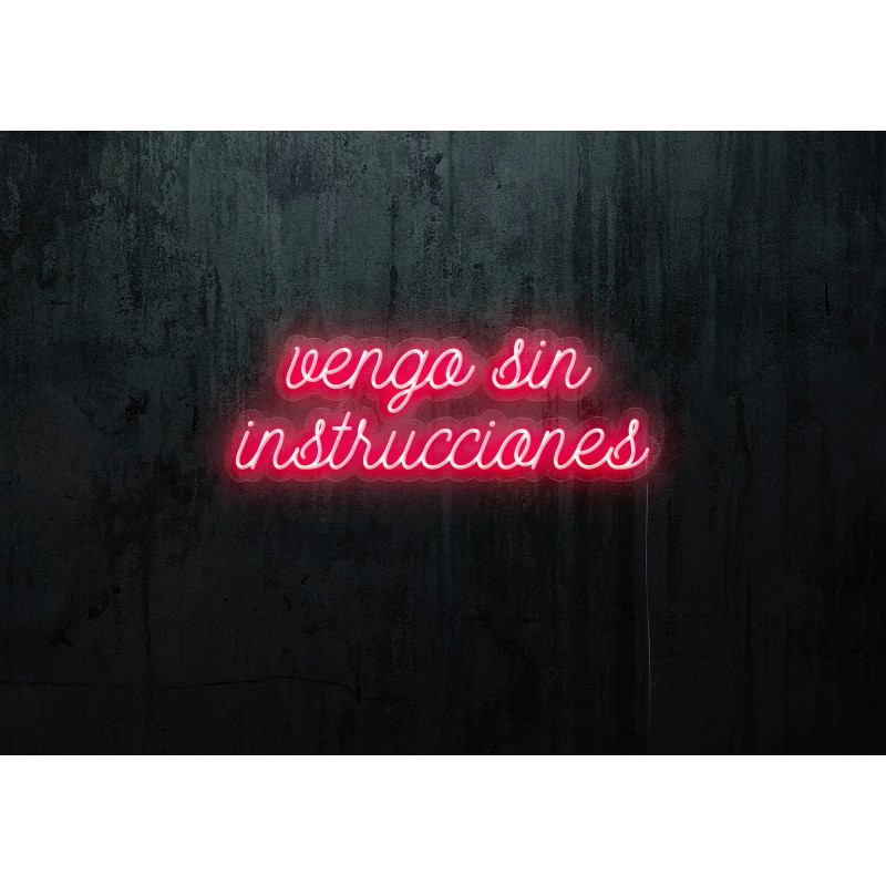 cartel neon led vengo sin instrucciones,lightsandwires