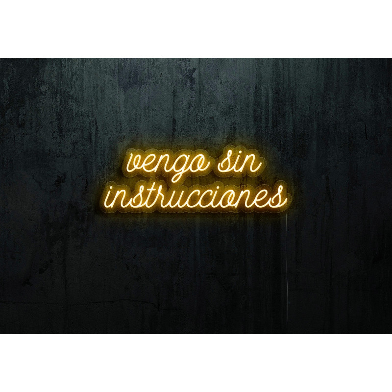 cartel neon led vengo sin instrucciones,lightsandwires