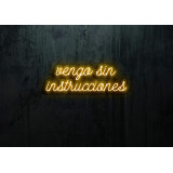 cartel neon led vengo sin instrucciones,lightsandwires