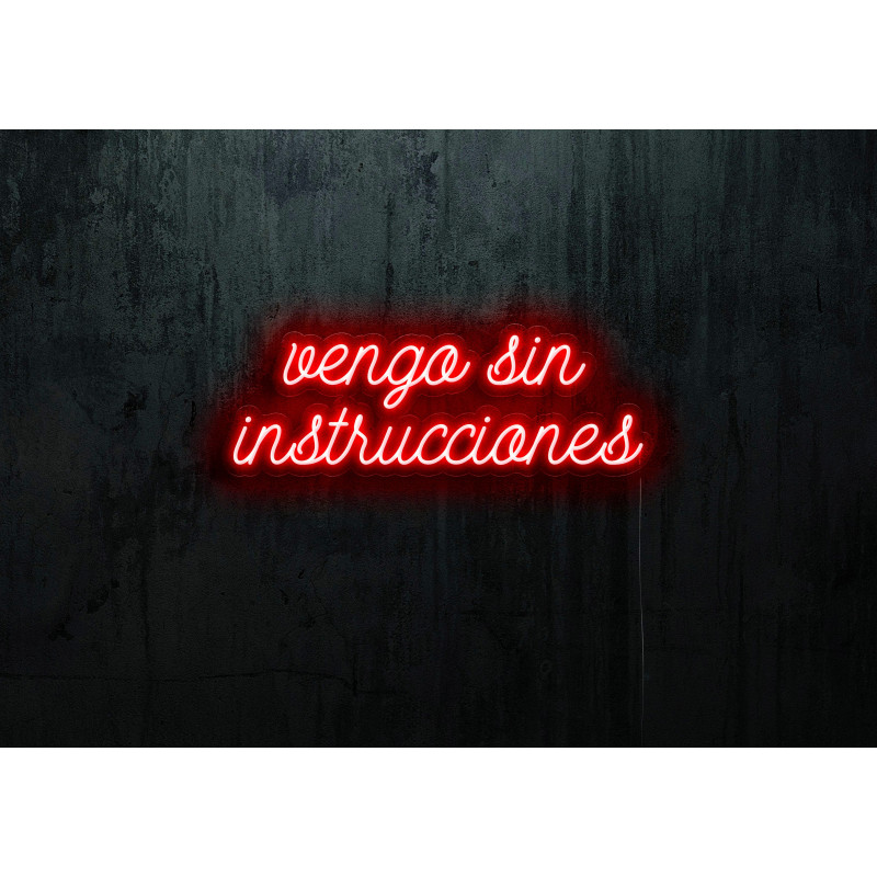 cartel neon led vengo sin instrucciones,lightsandwires