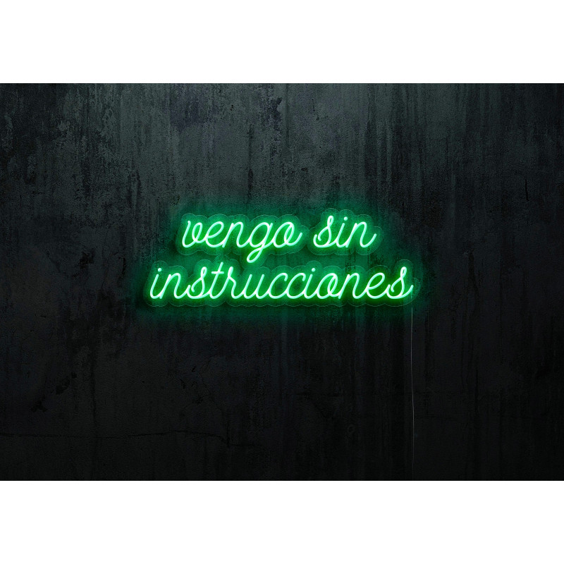 cartel neon led vengo sin instrucciones,lightsandwires