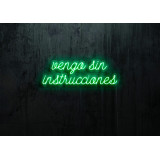 cartel neon led vengo sin instrucciones,lightsandwires