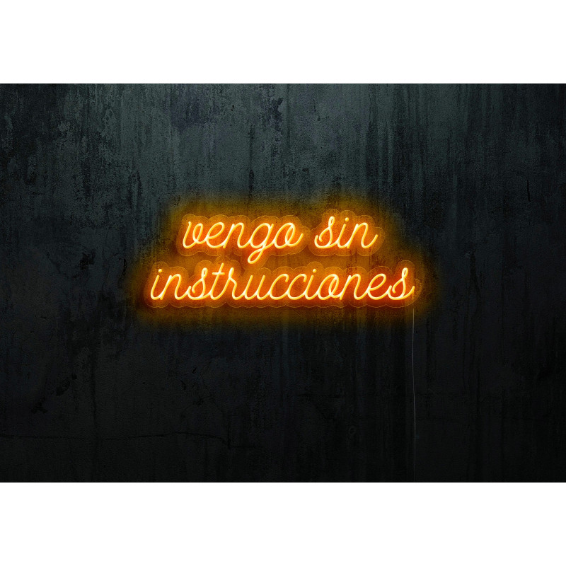 cartel neon led vengo sin instrucciones,lightsandwires