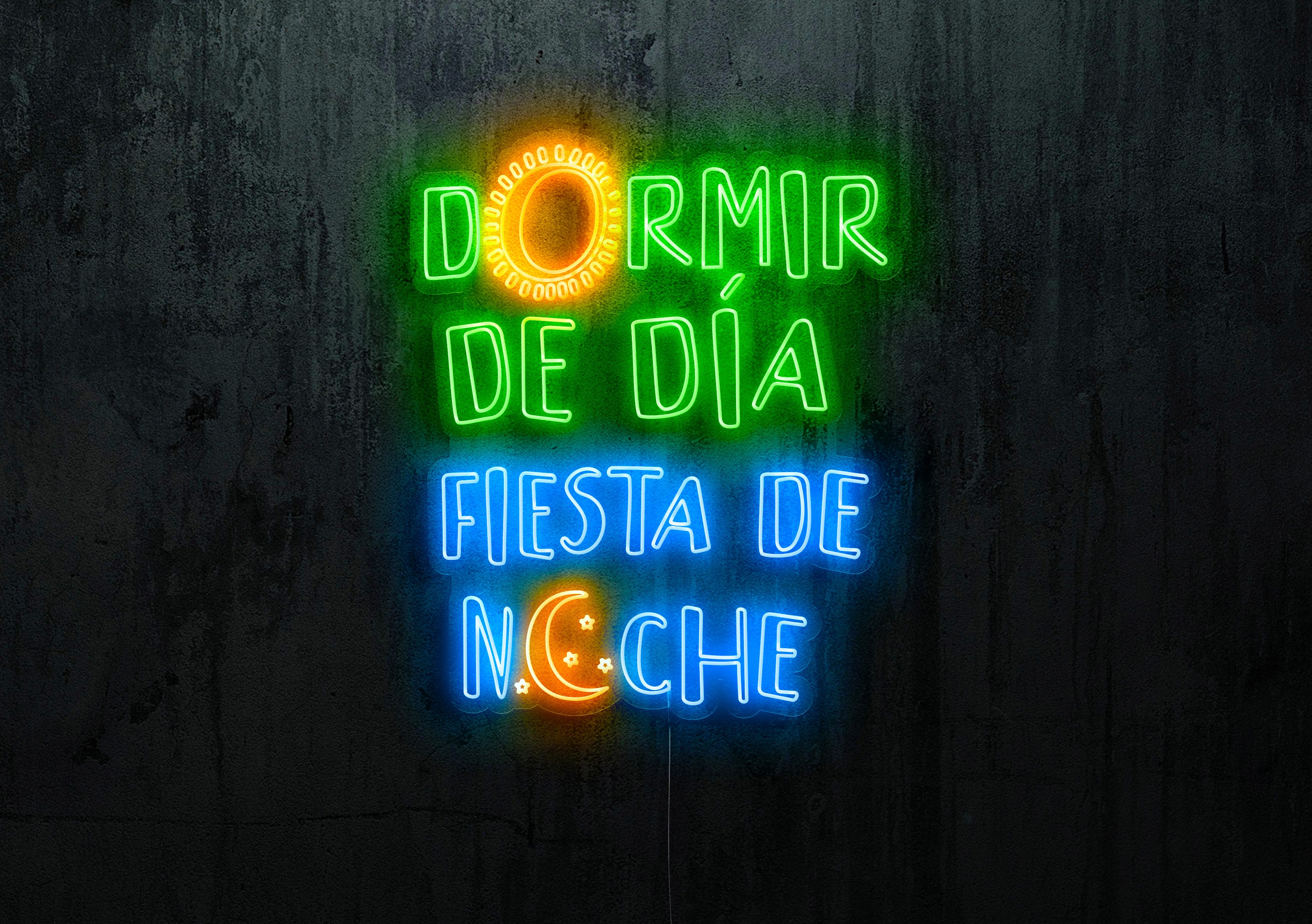 DORMIR DE DIA FIESTA DE NOCHE, LIGHTSANDWIRES