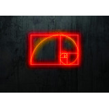 Neón Led "Sucesión de Fibonacci"LIGHTSANDWIRES