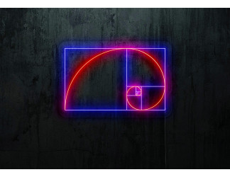 Neón Led "Sucesión de Fibonacci"LIGHTSANDWIRES
