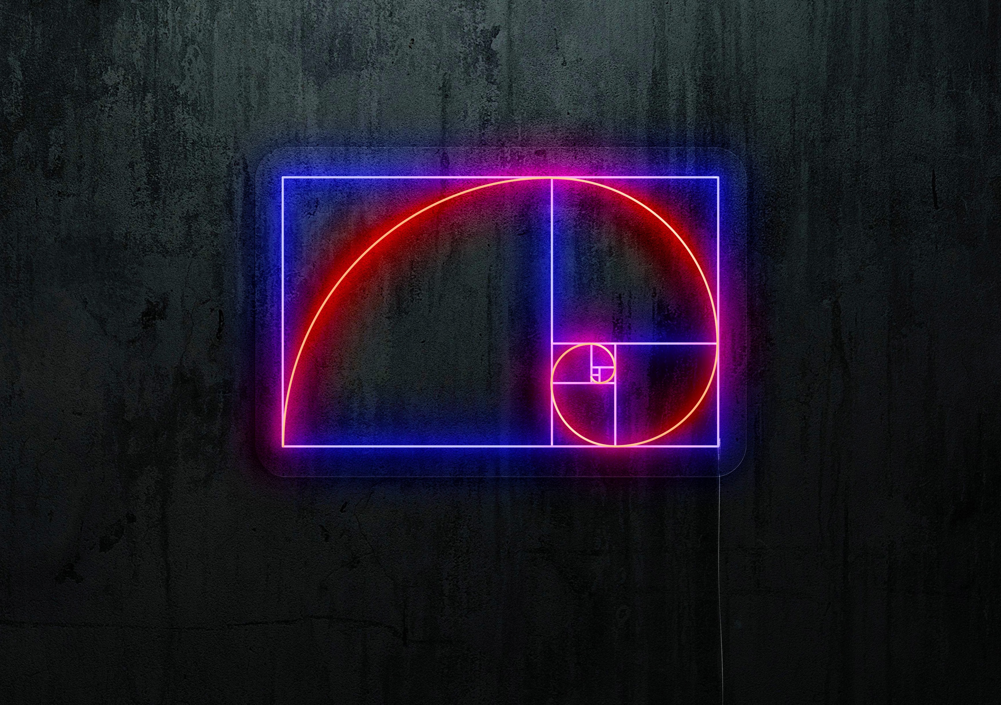 Neón Led "Sucesión de Fibonacci"LIGHTSANDWIRES