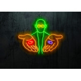 neon led matrix , lightsandwires