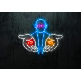 neon led matrix , lightsandwires