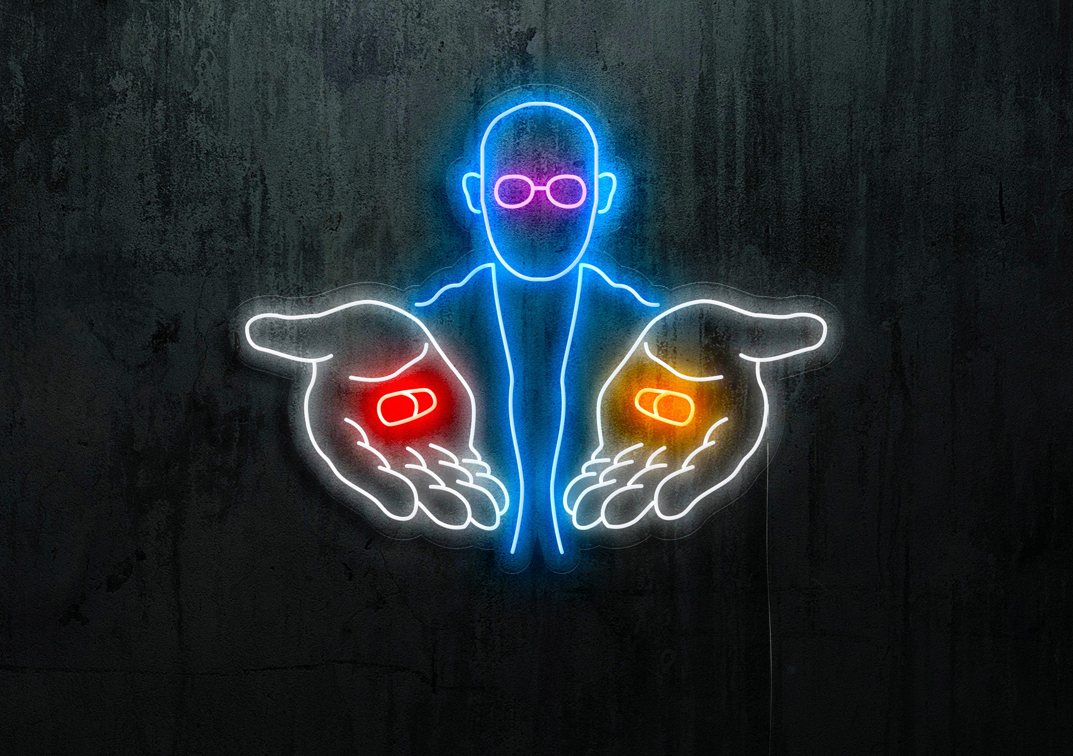 neon led matrix , lightsandwires