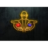 neon led matrix , lightsandwires