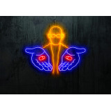 neon led matrix , lightsandwires