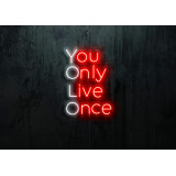 neon led you only live once lightsandwires