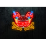 neon led burger lightsandwires