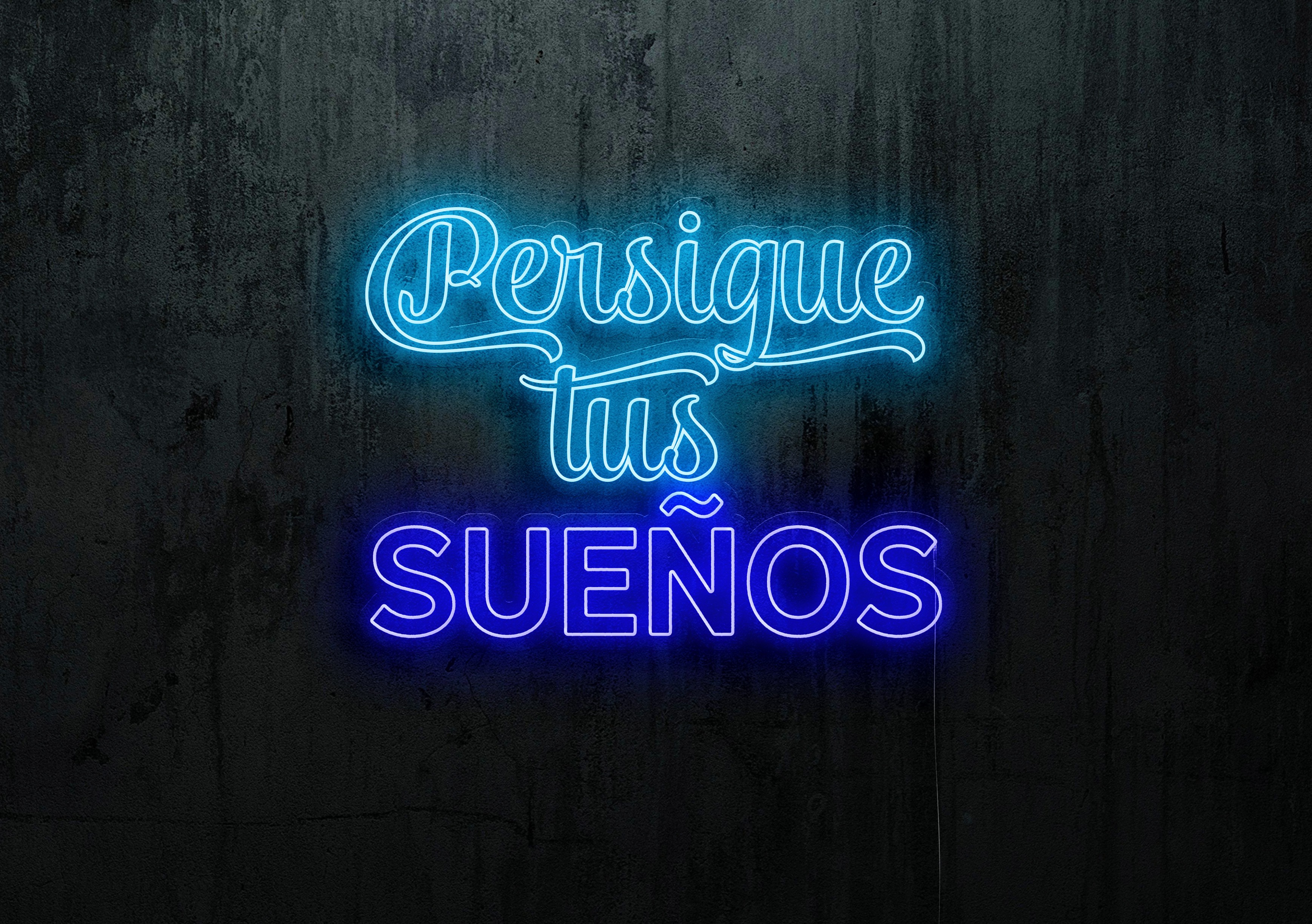 Neón Led "Persigue tus sueños"lightsandwires