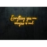 Neón Led "Everything you can imagine is real"lightsandwires
