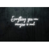 Neón Led "Everything you can imagine is real"lightsandwires