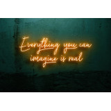 Neón Led "Everything you can imagine is real"lightsandwires