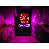 Neón Led "Keep calm and Dance"lightsandwires