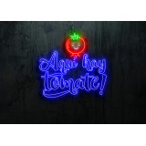 Neón Led "Aquí hay tomate"lightsandwires