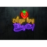 Neón Led "Aquí hay tomate"lightsandwires