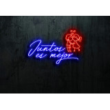 Neón Led "Juntos es mejor"LIGHTSANDWIRES