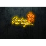 Neón Led "Juntos es mejor"LIGHTSANDWIRES