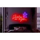 Neón Led "Juntos es mejor"LIGHTSANDWIRES