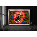 neon art, popeye lightsandwires