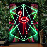 cuadro fabricado en vinilo y neon led, by lightsandwires