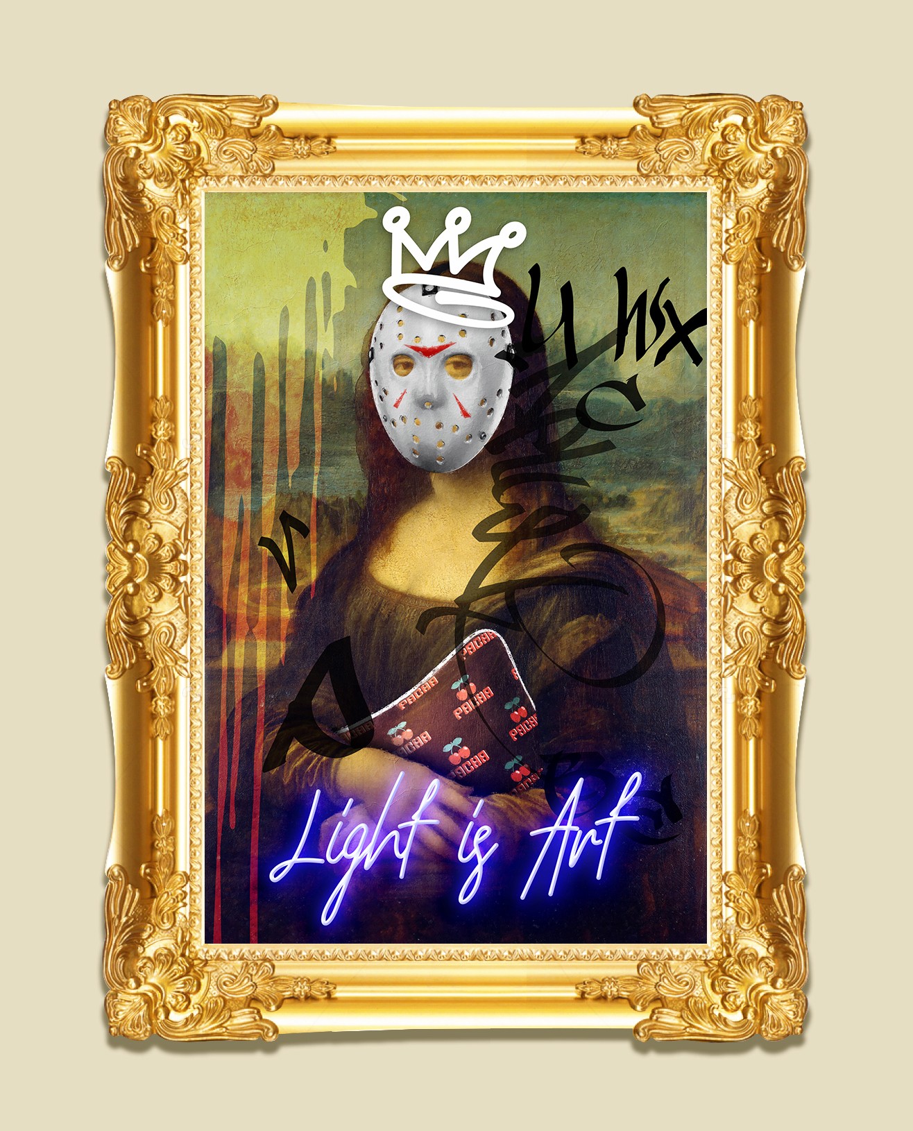 neon art Monna Lisa neon art Monna Lisa