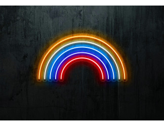 rotulo con tira de neon led .