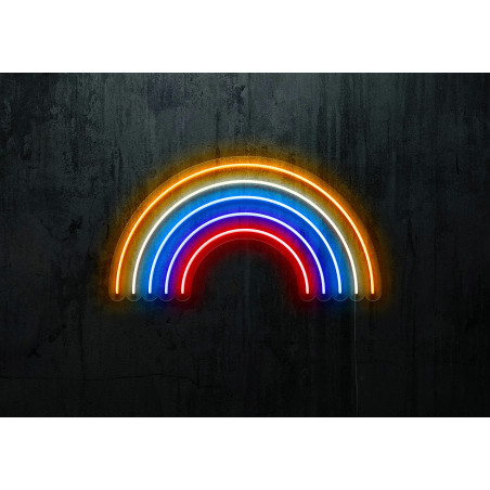 rotulo con tira de neon led .