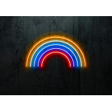 rotulo con tira de neon led .