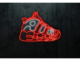 rotulo con tira de neon led Flex