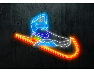 rotulo con tira de neon led Flex