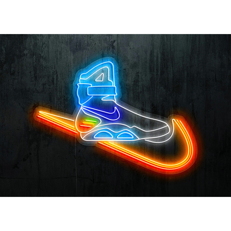 rotulo con tira de neon led Flex