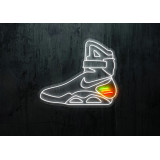 Diseño único de neon led Flex en forma de bota de deporte futurista