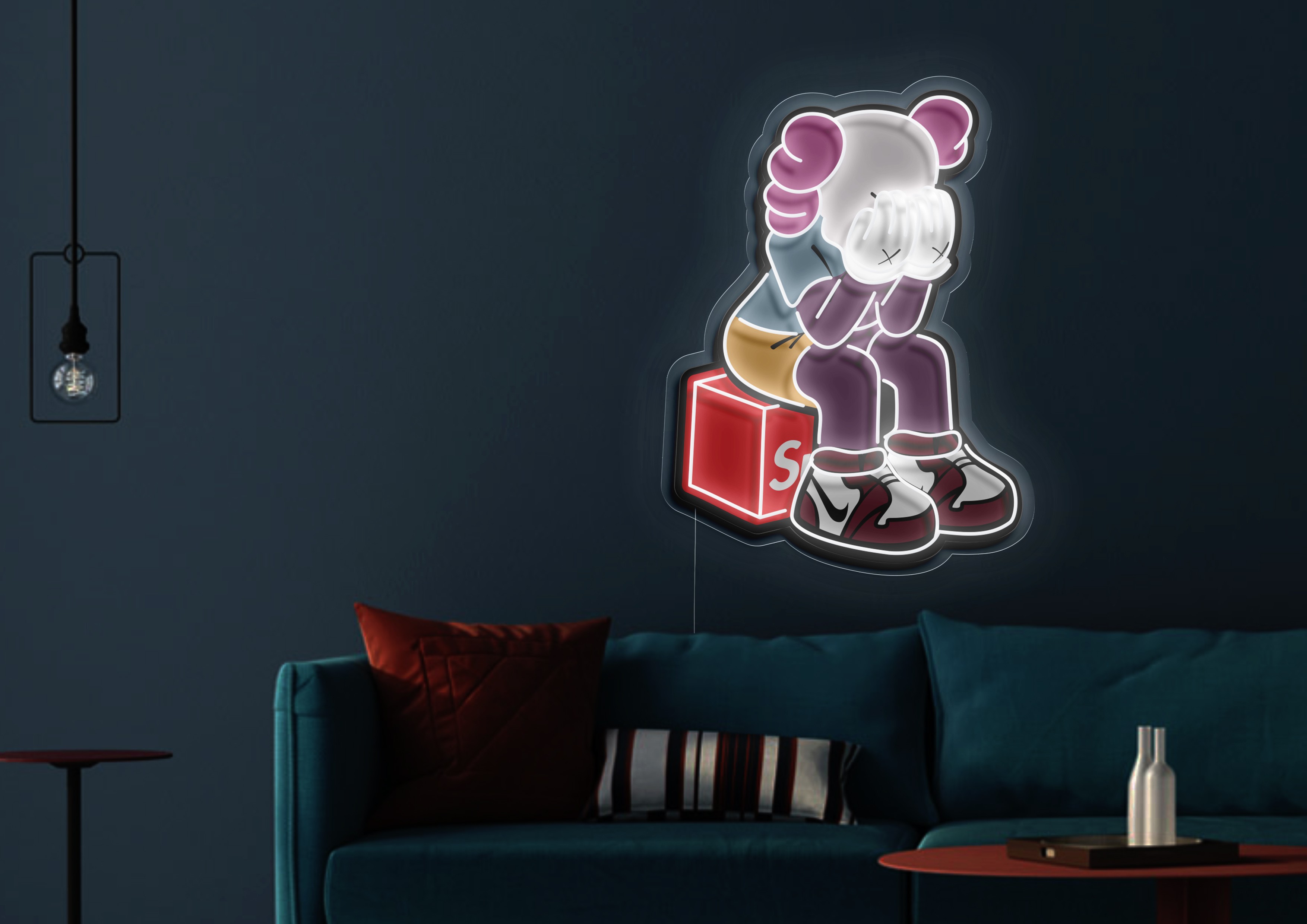 Rotulo con neon led y vinilo impreso Rotulo con neon led y vinilo impreso