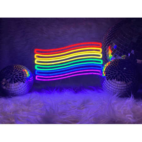 Lampaneon del orgullo gay.