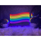 Lampaneon del orgullo gay.