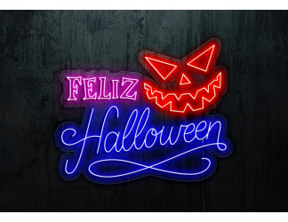 Neón led "HALLOWEEN MÁSCARA"
