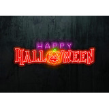 Neón led "Happy Calabaza"