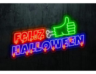 Neón Led "Mano Halloween"