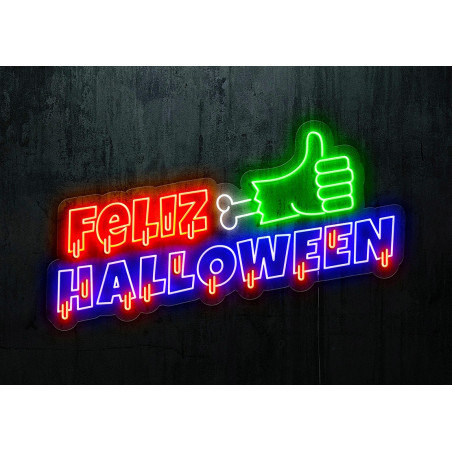 Neón Led "Mano Halloween"