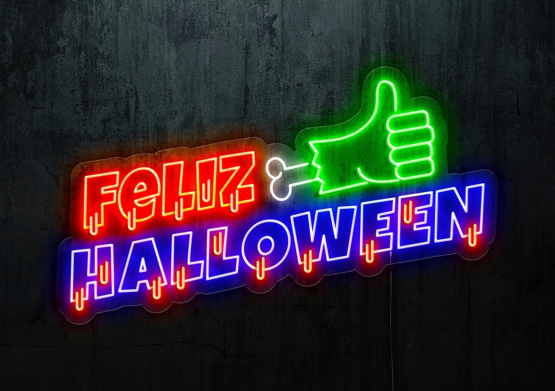 Neón Led "Mano Halloween" Neón Led "Mano Halloween"