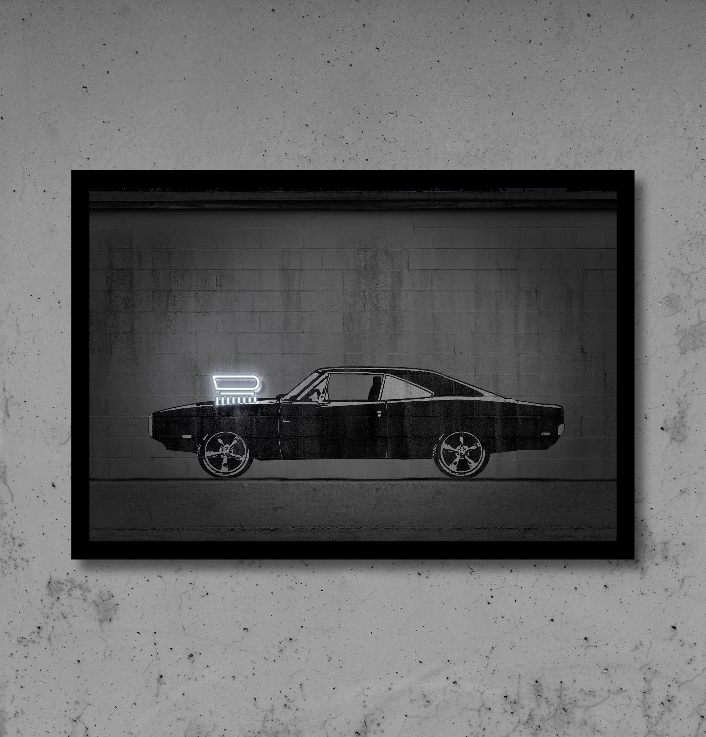 Neón led "CAR DOGGE CHANGER"