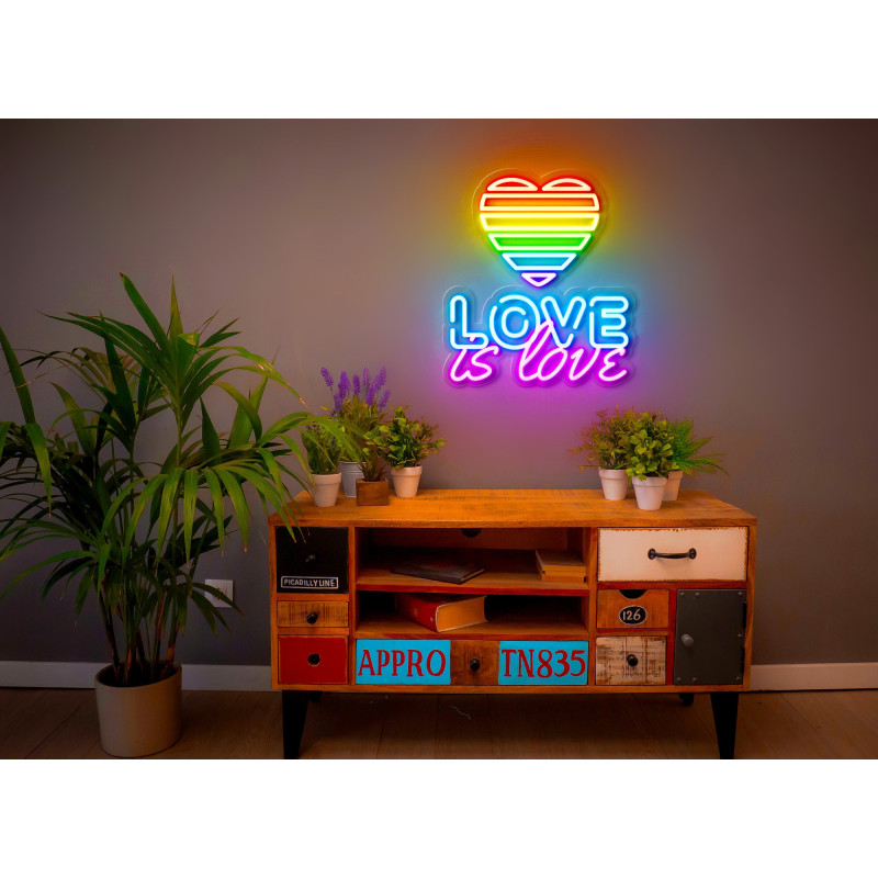 neon led love is love lightsandwires