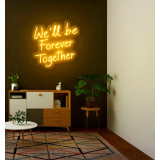 neon led we'll be forever together lightsandwires