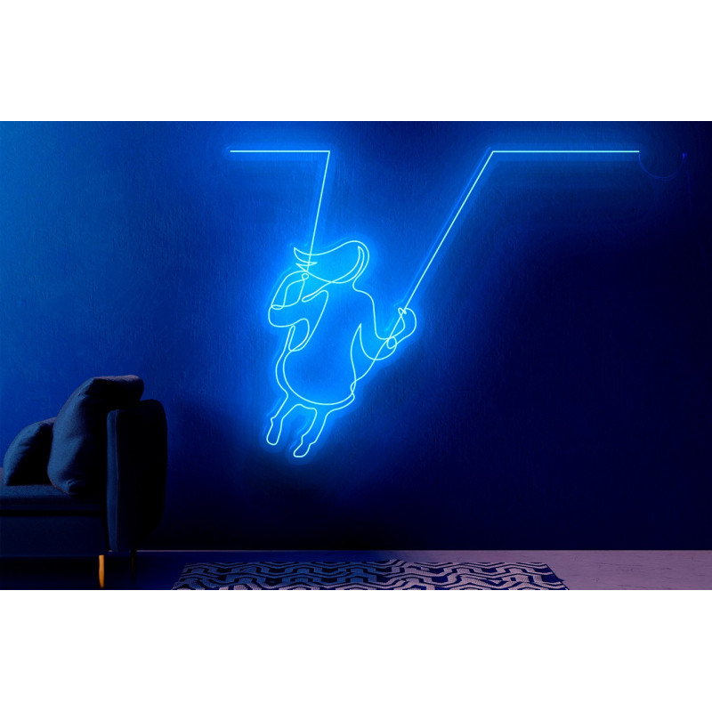 neon led columpio. lightsandwires